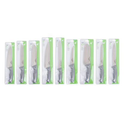 Comfy Grip Gray Stainless Steel 9-Piece Knife Set - 1 count box