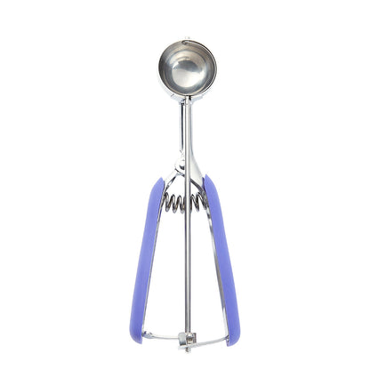Comfy Grip 0.8 oz Stainless Steel #40 Ice Cream Scoop - with Purple Handle - 1 count box