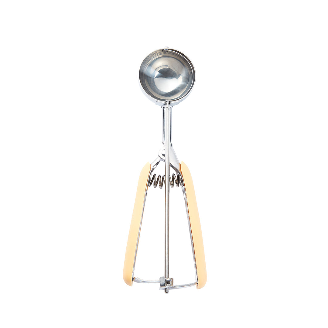Comfy Grip 1.6 oz Stainless Steel #20 Ice Cream Scoop - with Yellow Handle - 1 count box