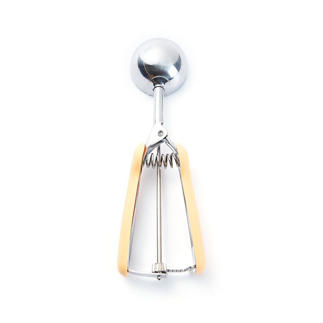 Comfy Grip 1.6 oz Stainless Steel #20 Ice Cream Scoop - with Yellow Handle - 1 count box
