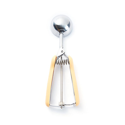 Comfy Grip 1.6 oz Stainless Steel #20 Ice Cream Scoop - with Yellow Handle - 1 count box