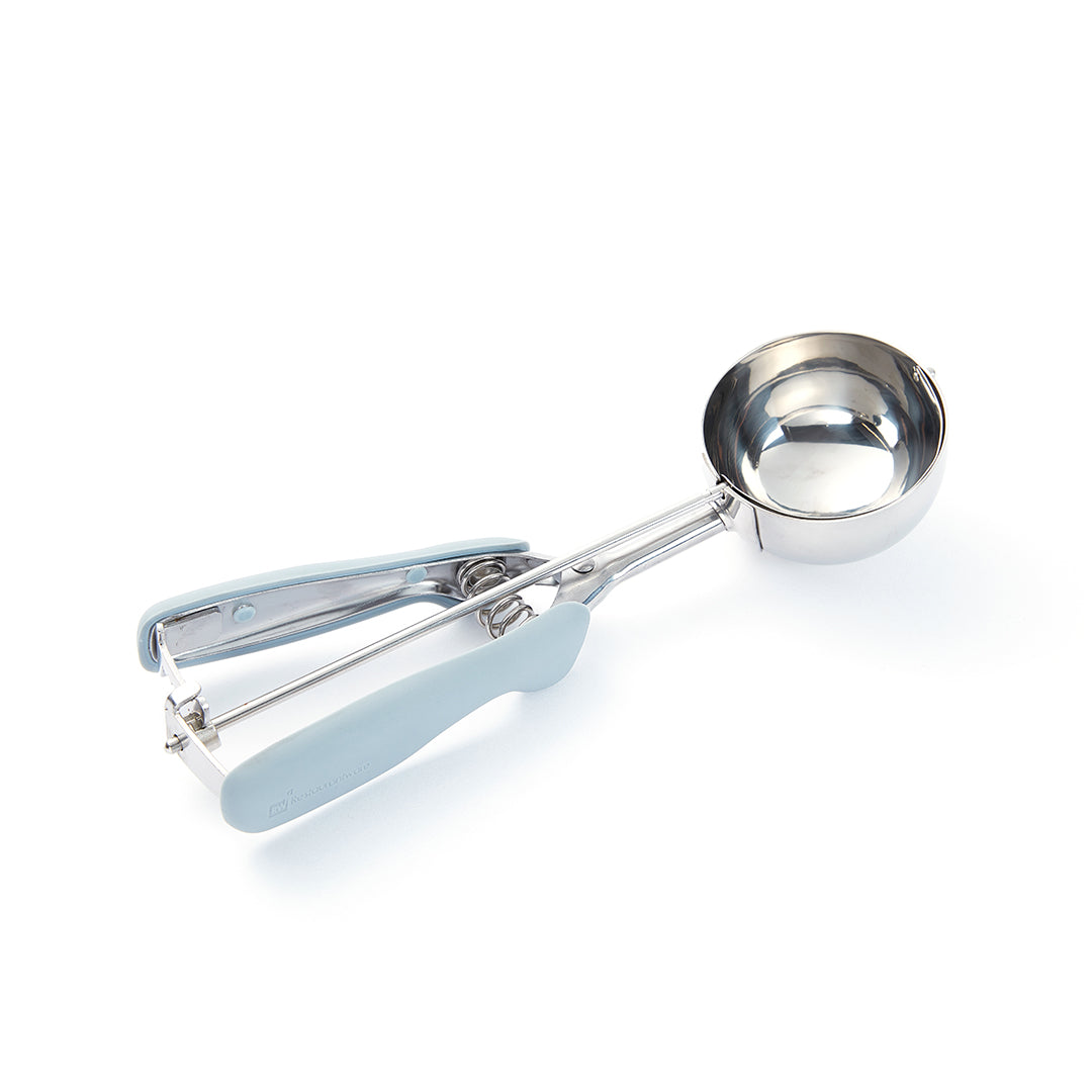 Comfy Grip 4 oz Stainless Steel #8 Ice Cream Scoop - with Gray Handle - 1 count box