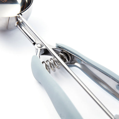 Comfy Grip 4 oz Stainless Steel #8 Ice Cream Scoop - with Gray Handle - 1 count box