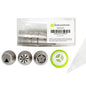 Pastry Tek Stainless Steel Russian Piping Tip Set - 23-Piece - 1 count box