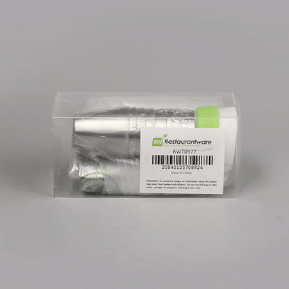 Pastry Tek Stainless Steel Russian Piping Tip Decorating Set - 20-Piece - 1 count box