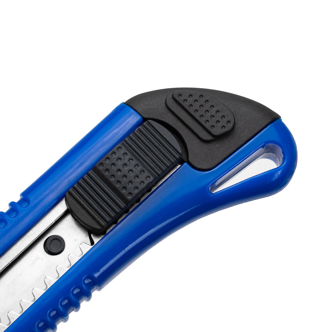 Handy Tek Blue Snap Off Blade Knife - 6 1/2"" - 4 count box