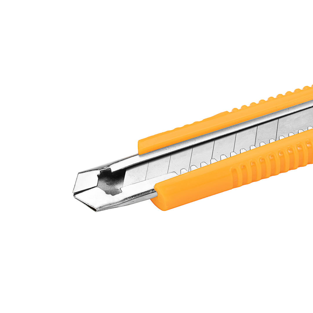 Handy Tek Yellow Snap Off Blade Knife - 6 1/2" - 4 count box