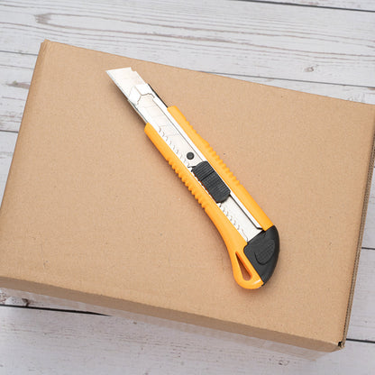 Handy Tek Yellow Snap Off Blade Knife - 6 1/2" - 4 count box