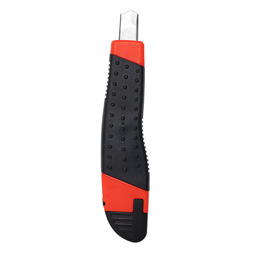 Handy Tek Orange Snap Off Blade Knife - Anti-Slip Handle - 5 1/4"" - 4 count box
