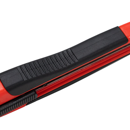 Handy Tek Orange Snap Off Blade Knife - Anti-Slip Handle - 5 1/4"" - 4 count box