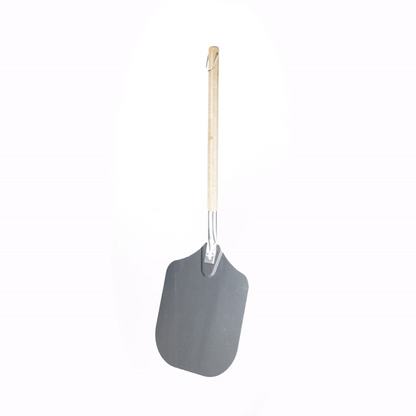 Met Lux Aluminum Pizza Peel - with 21" Wooden Handle - 12" x 14" - 1 count box