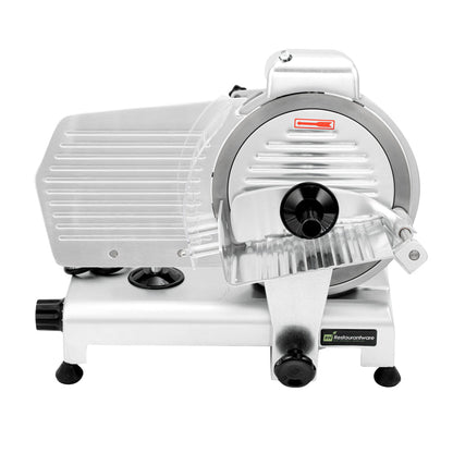 Hi Tek Stainless Steel Manual Gravity Feed Meat Slicer - 1/4hp - 10" - 1 count box
