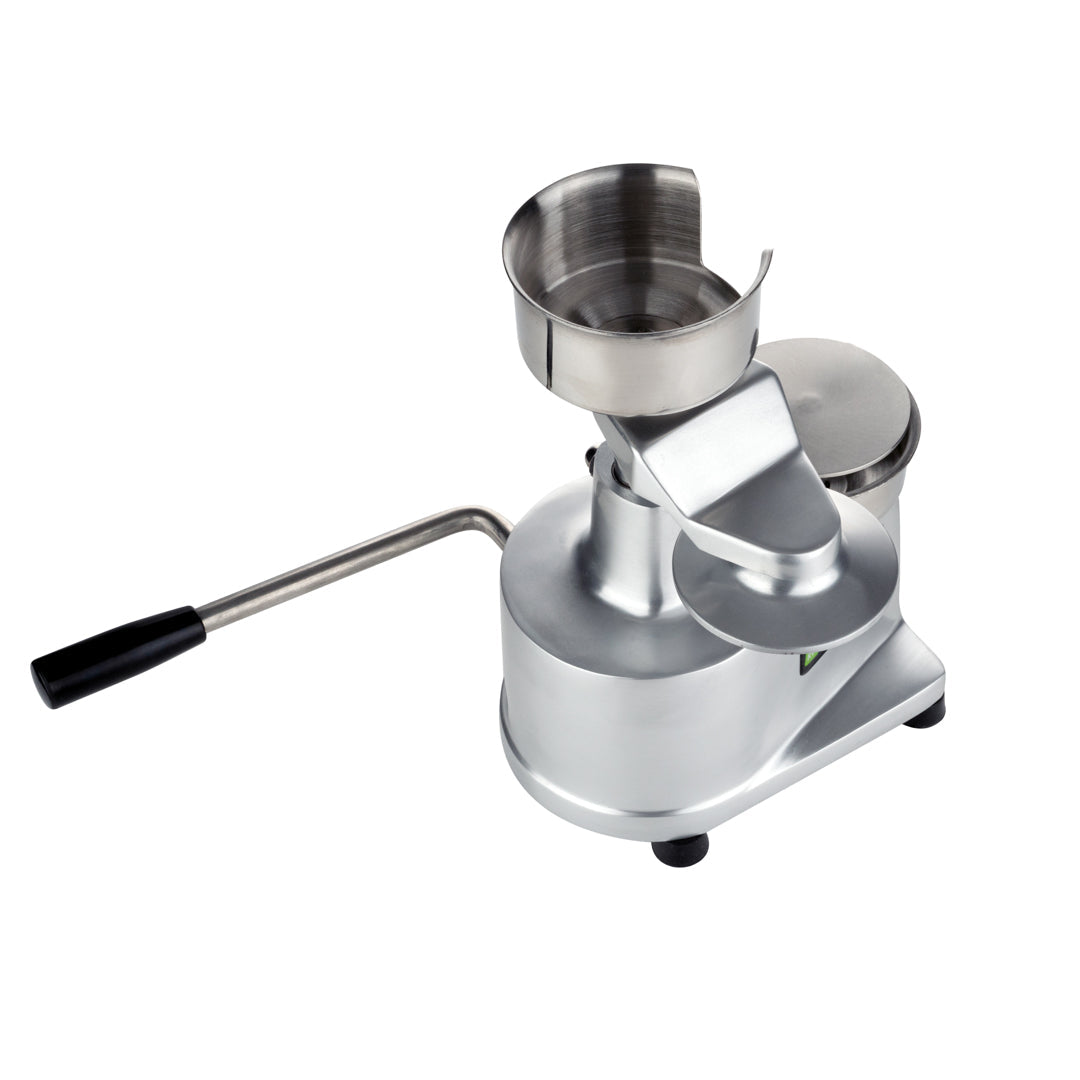 Hi Tek Stainless Steel 4" Hamburger Patty Molding Press - 1/4 lb, with Handle - 1 count box