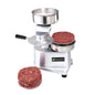 Hi Tek Stainless Steel 5" Hamburger Patty Molding Press - 1/2 lb, with Handle - 1 count box