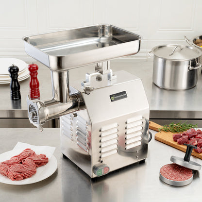 Hi Tek Stainless Steel #12 Electric Meat Grinder - 1hp - 1 count box
