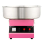 Hi Tek Pink Stainless Steel Cotton Candy / Candy Floss Machine - 1080w, 110V - 21" - 1 count box