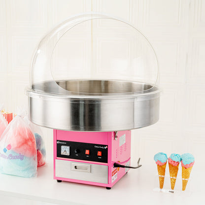 Hi Tek Clear Acrylic Bubble Cover Shield - fits 28" Cotton Candy Machine - 1 count box