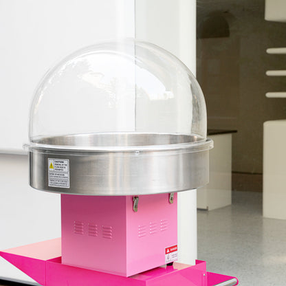 Hi Tek Clear Acrylic Bubble Cover Shield - fits 28" Cotton Candy Machine - 1 count box