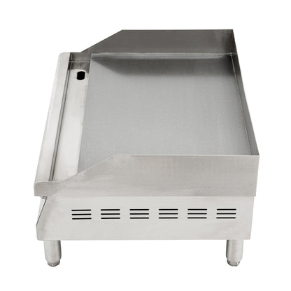 Hi Tek Stainless Steel Electric Countertop Griddle - 208/240V, 2675W-3560W - 24" - 1 count box