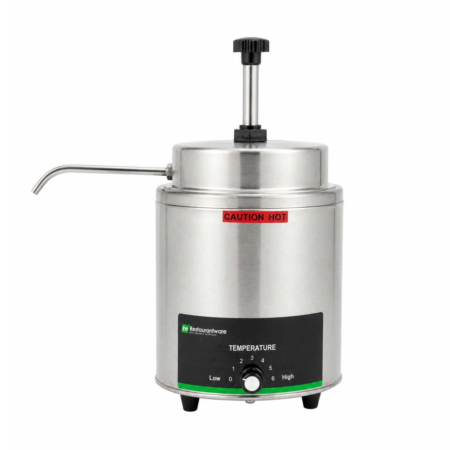 Hi Tek 3.5 qt Stainless Steel Warmer - with Spout, Pump - 1 count box