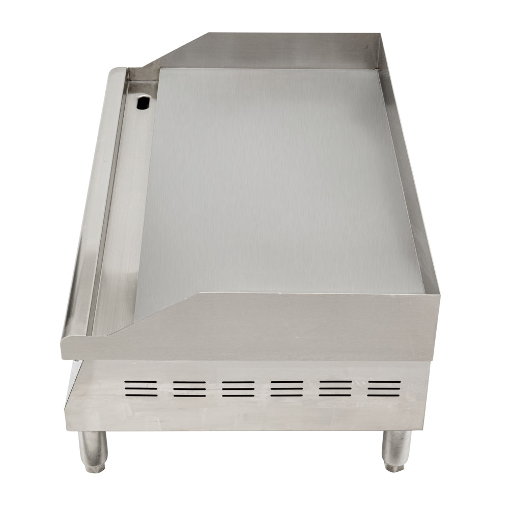 Hi Tek Stainless Steel Electric Countertop Griddle - 208/240V, 3375W-4500W - 30" - 1 count box
