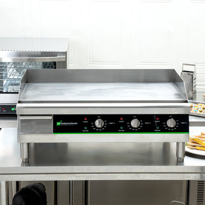 Hi Tek Stainless Steel Electric Countertop Griddle - 208/240V, 3375W-4500W - 30" - 1 count box