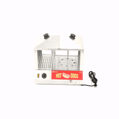 Hi Tek Stainless Steel Hot Dog Steamer - 100 Hot Dogs, 48 Buns - 1 count box