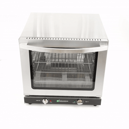 Hi Tek Stainless Steel Half Size Countertop Convection Oven - 208/240V, 2800W - 2.3 cu ft - 1 count box