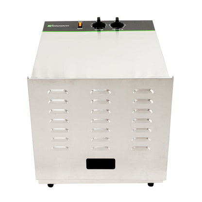 Hi Tek Stainless Steel 10-Tray Food Dehydrator - Removable Door, 120V, 1000W - 1 count box