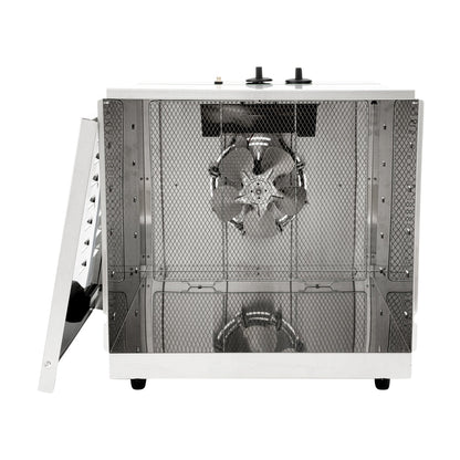 Hi Tek Stainless Steel 10-Tray Food Dehydrator - Removable Door, 120V, 1000W - 1 count box