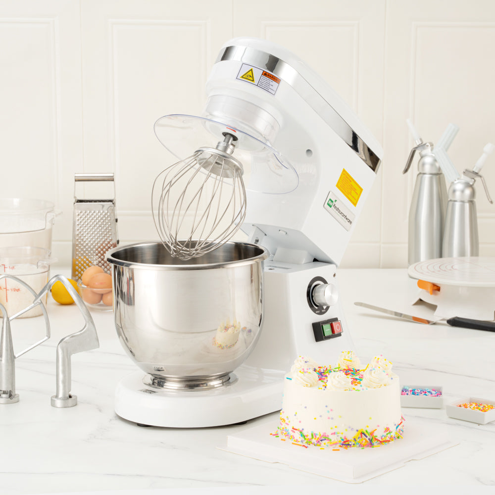 Hi Tek 5 qt Electric Stand Mixer - Includes Dough Hook, Whisk and Beater - 1 count box