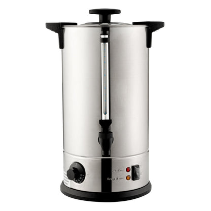 Restpresso 3 gal Silver 13/0 Stainless Steel Coffee Urn - 67 Cup - 8 3/4" x 8 3/4" x 18 3/4" - 1 count box