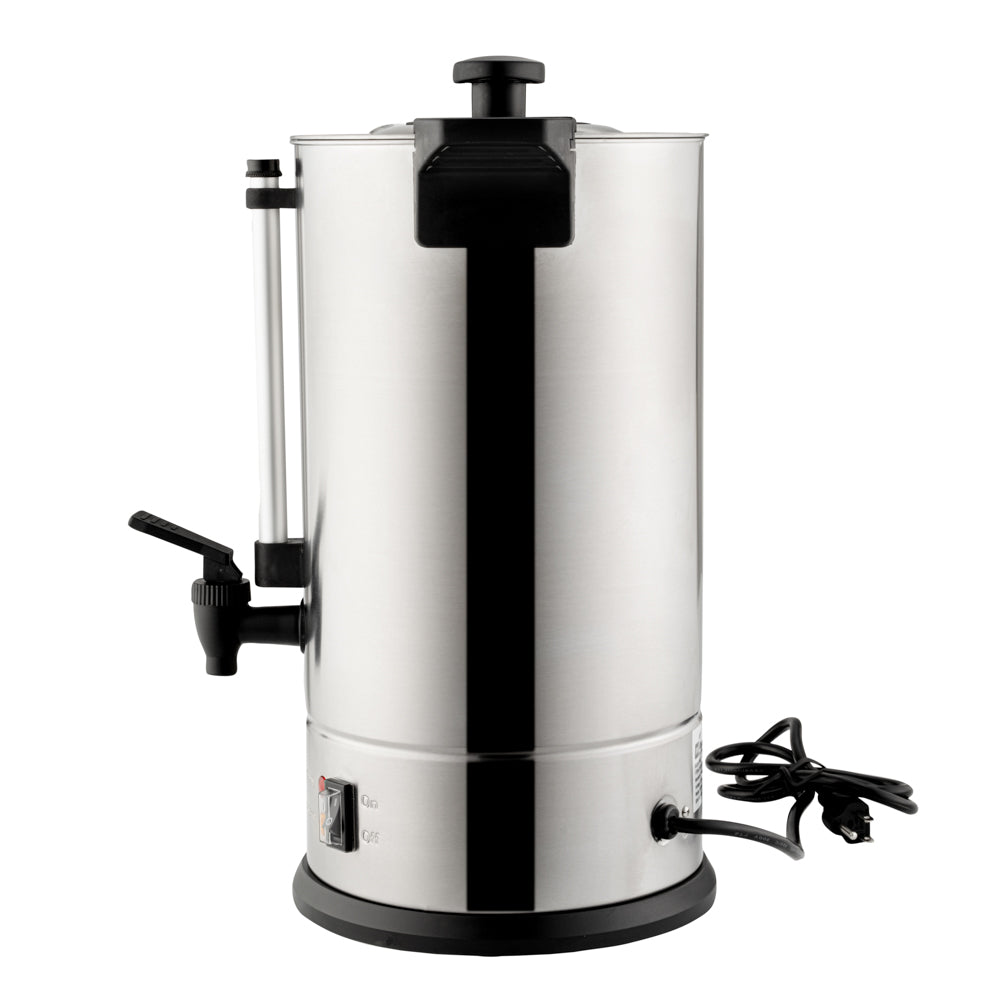Restpresso 3 gal Silver 13/0 Stainless Steel Coffee Urn - 67 Cup - 8 3/4" x 8 3/4" x 18 3/4" - 1 count box