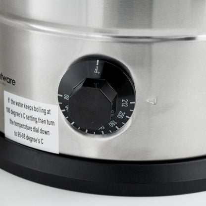 Restpresso 3 gal Silver 13/0 Stainless Steel Coffee Urn - 67 Cup - 8 3/4" x 8 3/4" x 18 3/4" - 1 count box