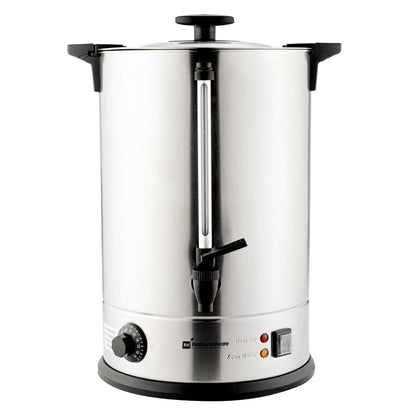 Restpresso 5 gal Silver 13/0 Stainless Steel Coffee Urn - 128 Cup - 11 1/2" x 11 1/2" x 19 1/2" - 1 count box