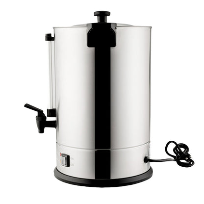 Restpresso 5 gal Silver 13/0 Stainless Steel Coffee Urn - 128 Cup - 11 1/2" x 11 1/2" x 19 1/2" - 1 count box