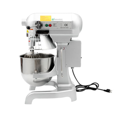 Hi Tek 11 qt Planetary Stand Mixer - Includes Dough Hook, Whisk and Beater, with Safety Guard - 1 count box