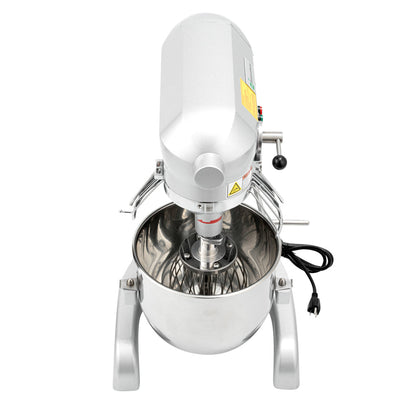 Hi Tek 11 qt Planetary Stand Mixer - Includes Dough Hook, Whisk and Beater, with Safety Guard - 1 count box