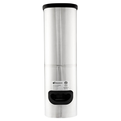 Bev Tek 5 gal Silver 13/0 Stainless Steel Iced Tea Dispenser - 16 1/2" x 6 3/4" x 20 3/4" - 1 count box