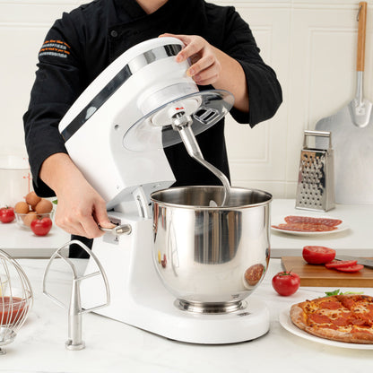 Hi Tek 7 qt Electric Stand Mixer - Includes Dough Hook, Whisk and Beater - 1 count box