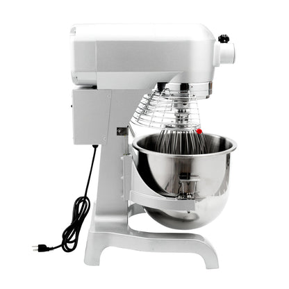 Hi Tek 21 qt Planetary Stand Mixer - Includes Dough Hook, Whisk and Beater, with Safety Guard - 1 count box