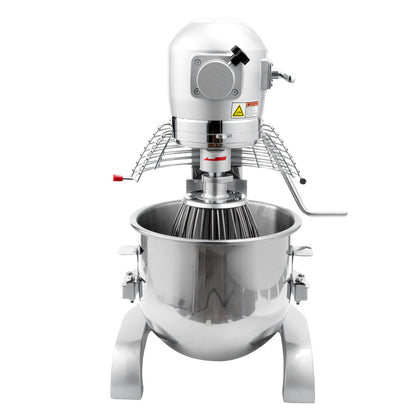 Hi Tek 21 qt Planetary Stand Mixer - Includes Dough Hook, Whisk and Beater, with Safety Guard - 1 count box
