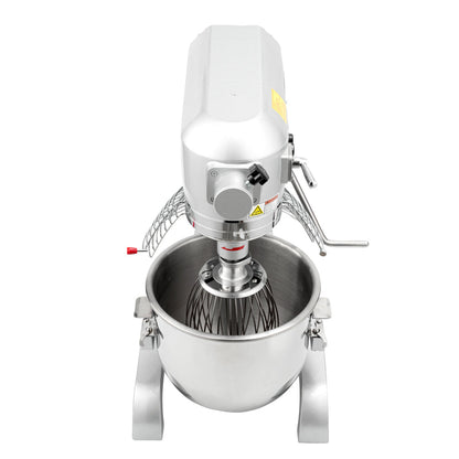 Hi Tek 21 qt Planetary Stand Mixer - Includes Dough Hook, Whisk and Beater, with Safety Guard - 1 count box