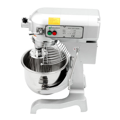 Hi Tek 21 qt Planetary Stand Mixer - Includes Dough Hook, Whisk and Beater, with Safety Guard - 1 count box