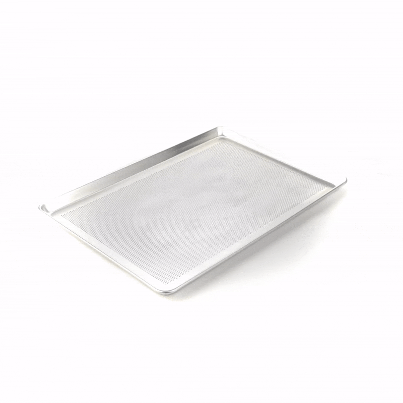 Met Lux Silver Aluminum Full Size Baking Sheet - Perforated - 26" x 18" x 1" - 1 count box