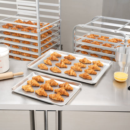 Met Lux Silver Aluminum Full Size Baking Sheet - Perforated - 26" x 18" x 1" - 1 count box