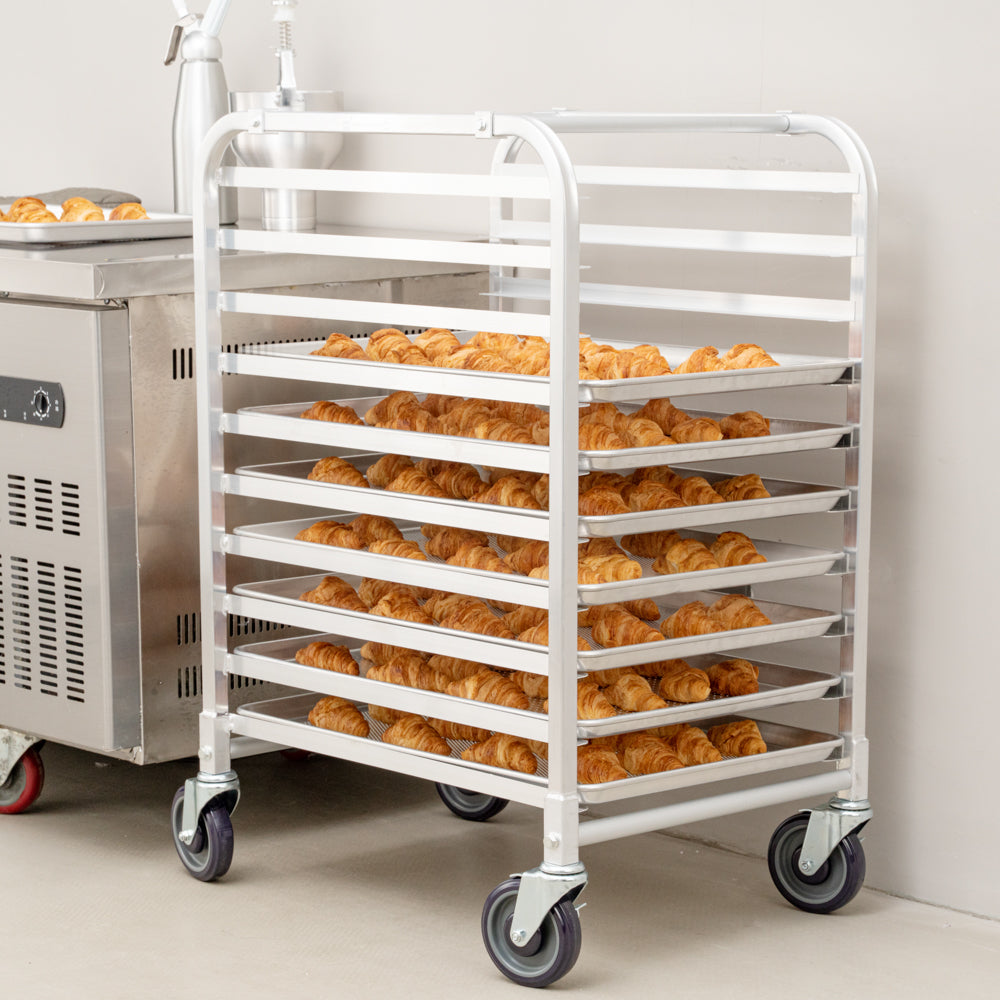 Kitchen Tek 10 Pan - Bun / Sheet Pan Rack - End Load, Half Height - 1 count box