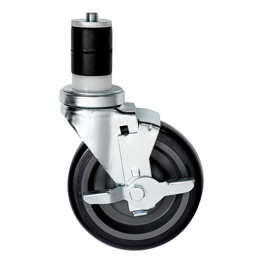 Kitchen Tek Work Table / Equipment Stand Swivel Caster - Heavy Duty - 5" - 4 count box