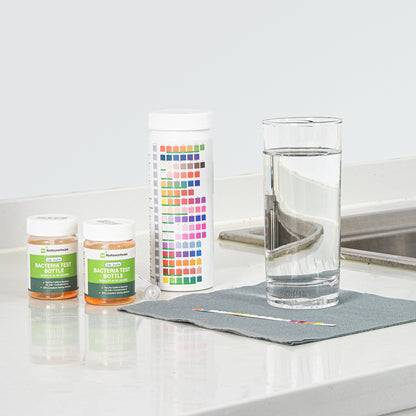 Be Safe 17-in-1 Premium Drinking Water Test Strip - Includes 2 Bacteria Tests - 100 count box