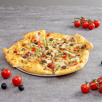 Met Lux Heavy-Duty Coupe Pizza Pan - 12" - 1 count box